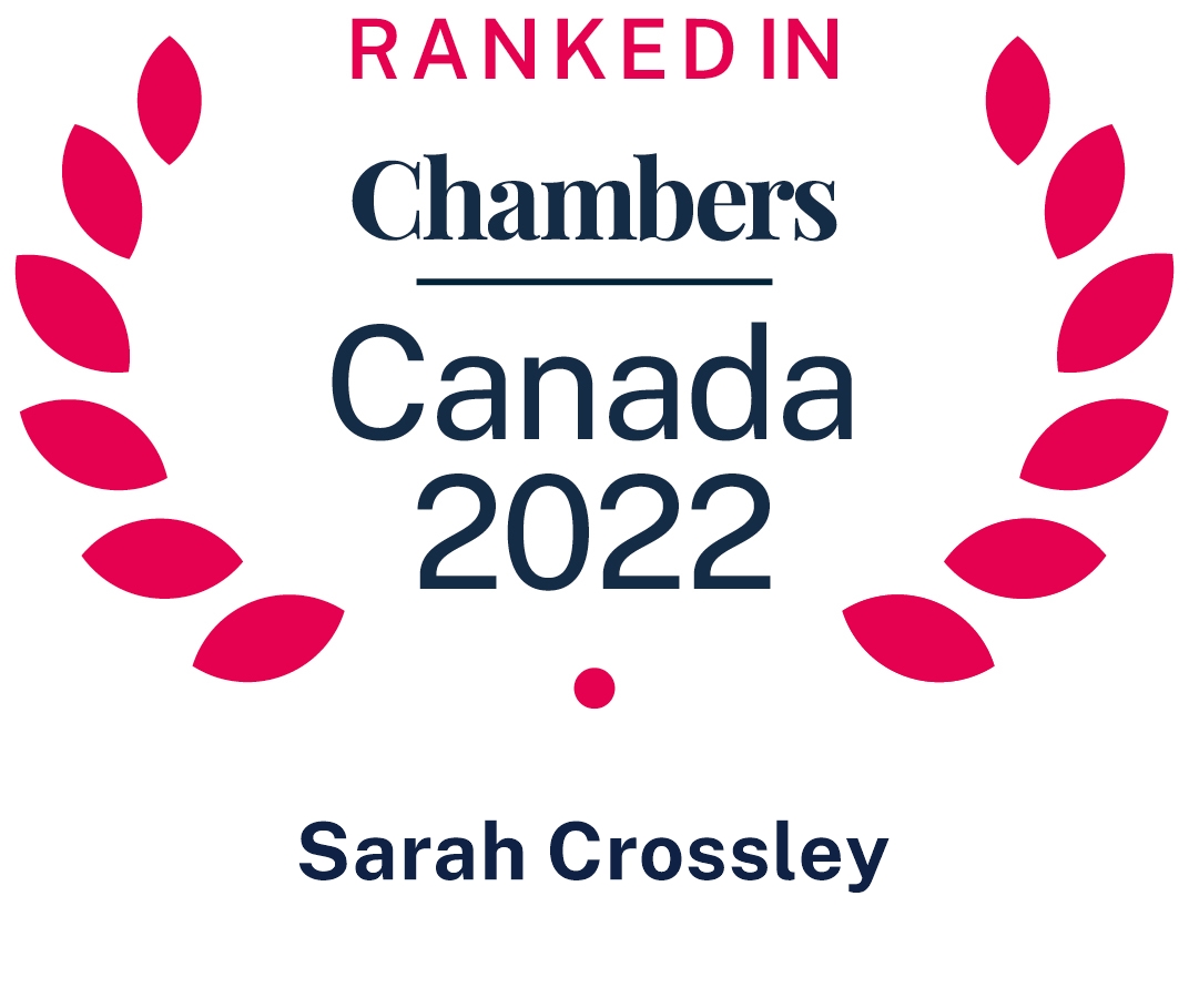 Ranked in Chambers Canada, 2018 - 2022